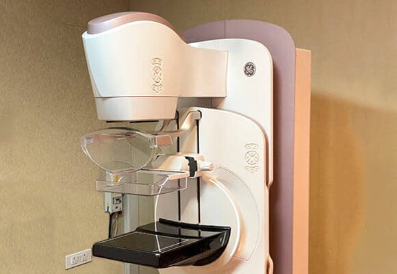 Mammography equipped with stereotactic breast biopsy